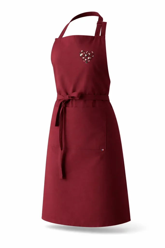 Bretagne- Le tablier qui a du cœur- Modèle Bordeaux- Collection Plus que du Bleu - tablier cuisine design