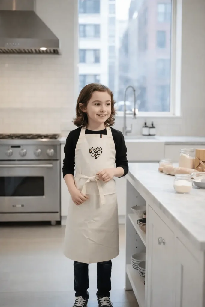 Mini chef, tablier de cuisine pour enfant