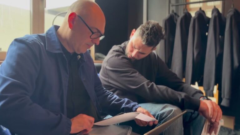 Olivier Durand et l’équipe Gueules Noires travaillent sur une collection